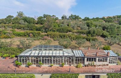 Landhuis te koop Arezzo, Toscane, RIF 2993 Blick auf Orangerie