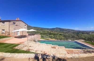 Landsted til salgs Cortona, Toscana, RIF 2986 Haus und Pool