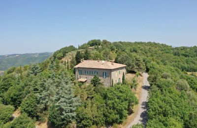 Historisk villa købe 06024 Gubbio, Umbria, Dronefoto