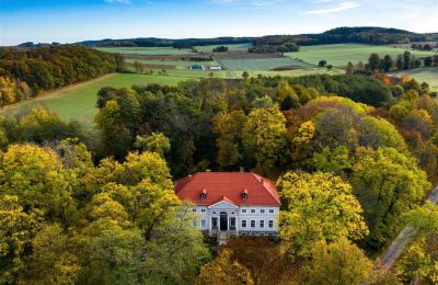 Slott till salu Sławnikowice, Slawnikowice 99, województwo dolnośląskie, Drönarbild