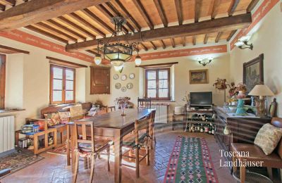 Landhus købe Gaiole in Chianti, Toscana, RIF 3041 weitere Ansicht Essbereich