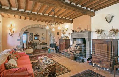 Landhus købe Gaiole in Chianti, Toscana, RIF 3041 Wohnbereich