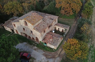 Landhuis te koop Gaiole in Chianti, Toscane, RIF 3073 Blick auf Haupthaus