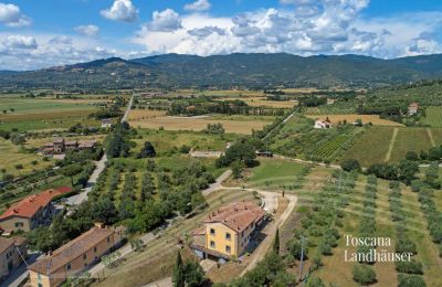 Landhus købe Cortona, Toscana, RIF 3085 Haus und Umgebung