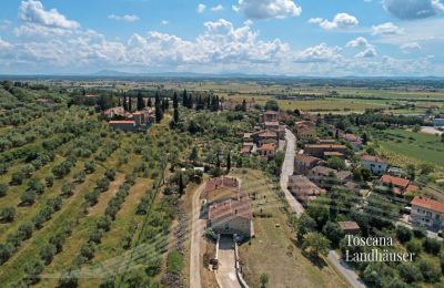 Landhus købe Cortona, Toscana, RIF 3085 Landhaus und Umgebung