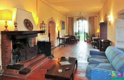Historisk villa till salu Lazio, Vardagsrum