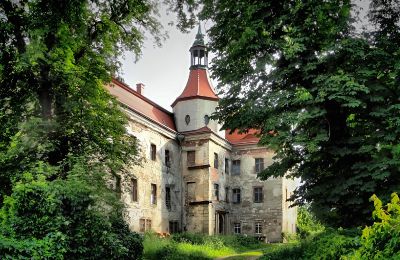 Historische Immobilie kaufen Domanice, Niederschlesien, Zufahrt