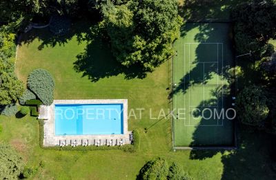 Historisk villa till salu Griante, Lombardiet	, Shared Pool and Tennis cours