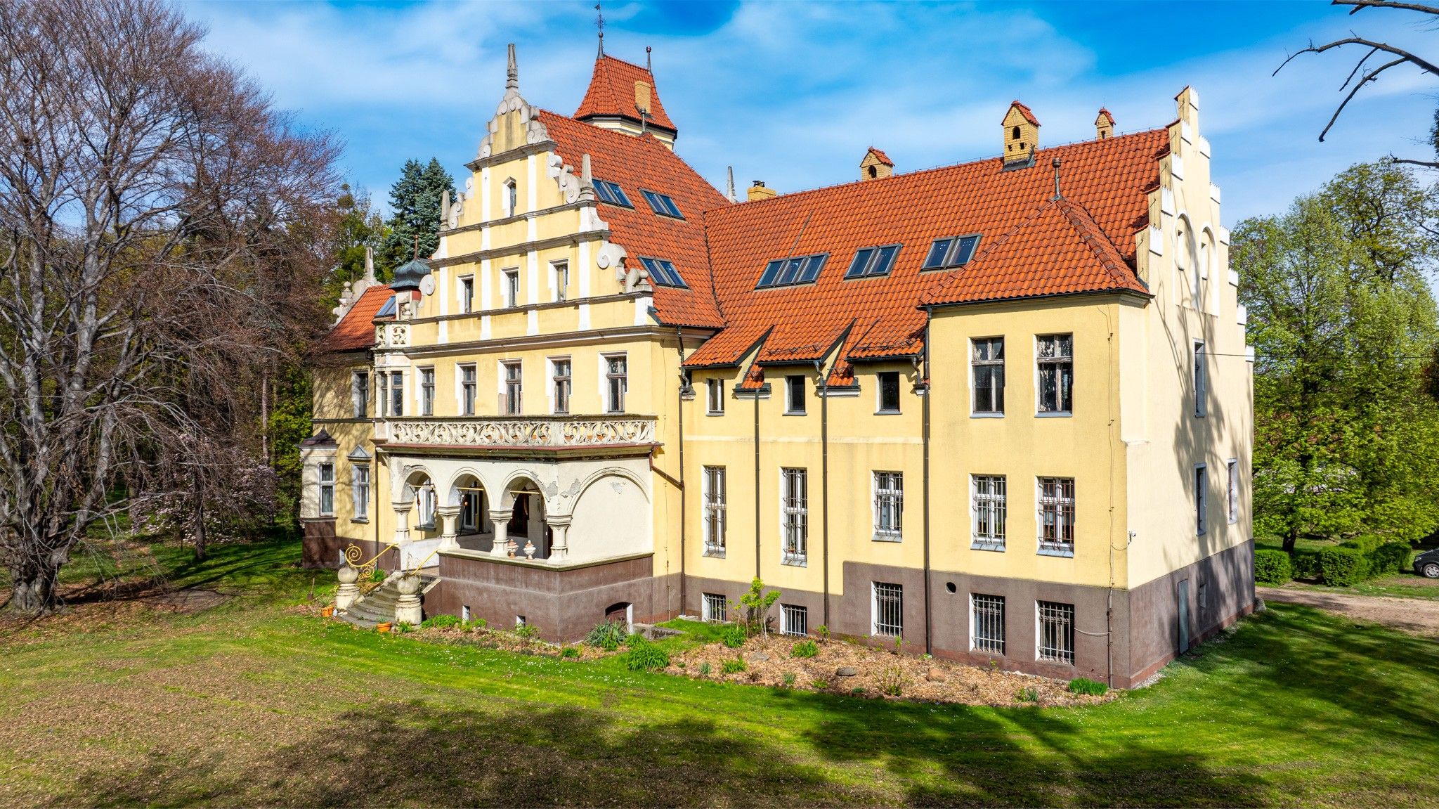 Fotos Schloss in Ornontowice, Schlesien