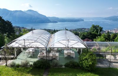 Historische Villa kaufen Bee, Piemont, Dehor und Seeblick