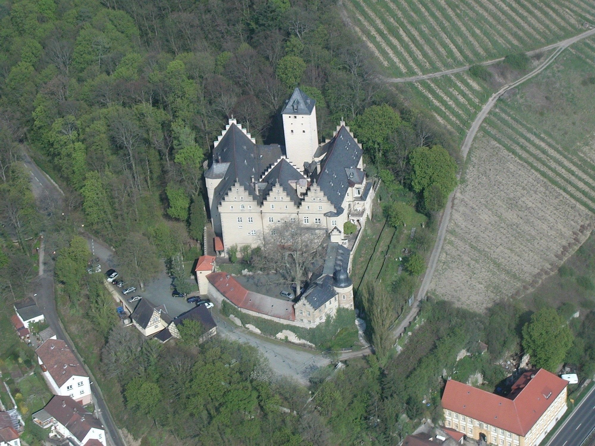 Bilder Slott med utsikt över Main, nära Schweinfurt