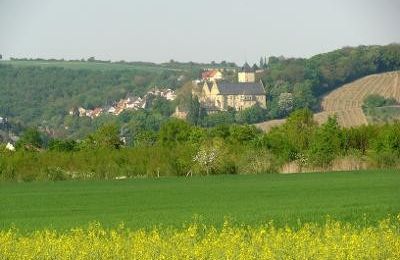 Slott till salu 97453 Schonungen, Ernst Sachs Straße 6, Bayern, Ansicht von der Mainseite