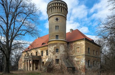 Slott till salu Osetno, Pałac w Osetnie, województwo dolnośląskie, Utsikt utifrån