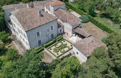 Charakterimmobilien, Südfrankreich: Schloss aus dem 13. Jht. mit Kapelle und Turm, 2 Hektar