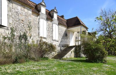 Slott till salu Monflanquin, Nouvelle-Aquitaine, Bakifrån