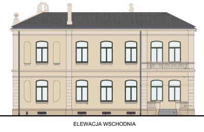 Historisk villa til salgs Piotrków Trybunalski, Jarosława Dąbrowskiego 14, województwo łódzkie, Visualisering