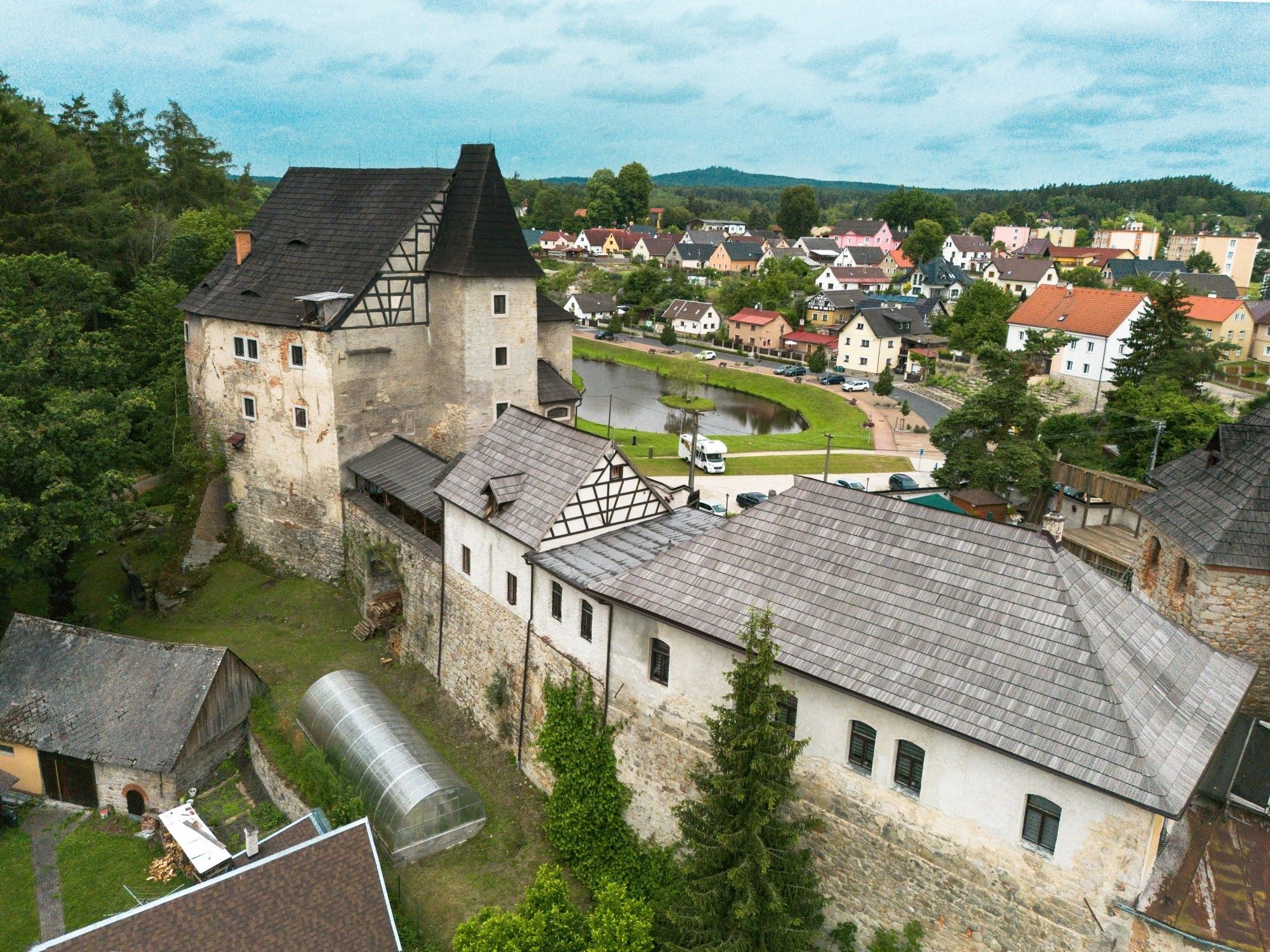 Bilder Slott i Böhmen, nær grensen mellom Bayern og Sachsen