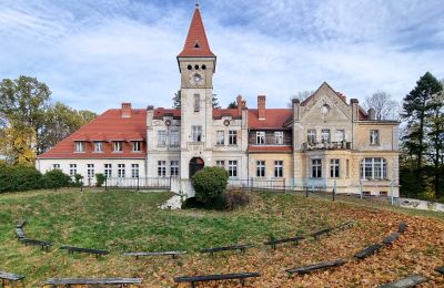 Schloss kaufen Grabiszyce Średnie, Niederschlesien, Vorderansicht