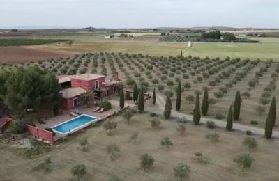 Landsted til salgs Almagro, Almagro, Castilla-La Mancha, Dronefoto