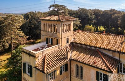 Historische Villa kaufen Pisa, Toskana, Drohnenfoto