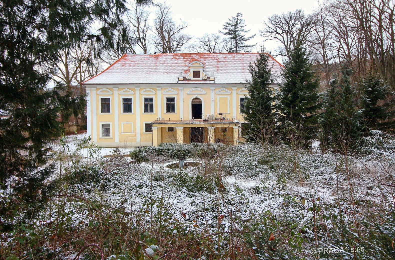 Bilder Barokk slott i regionen Tsjekkia-Tyskland