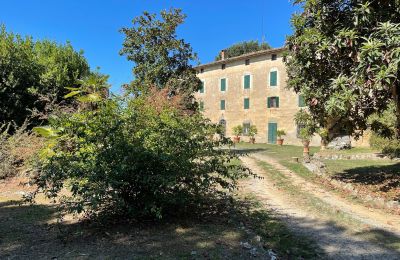Historisk villa till salu Siena, Toscana, RIF 2937 Blick auf Gebäude I