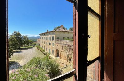 Historisk villa till salu Siena, Toscana, RIF 2937 Ausblick