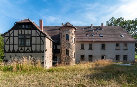 Taubenheim,  Sohlander Straße - Taubenheim/Spree: Rittergut "Niederes Schloss"