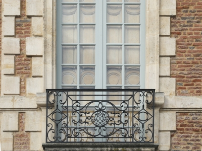 Sprossenfenster, Beispiel: Schloss in Frankreich