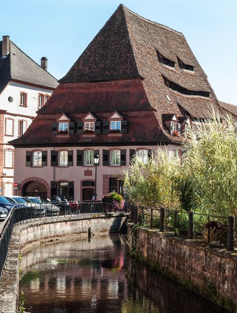 Wissembourg, Maison du sel - Salzhaus in Wissembourg (Maison du sel) - 15. Jahrhundert