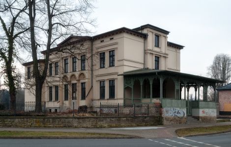 Zeitz, Baenschstraße - Zeitzer Villen: Ehemaliges Hotel Viktoria