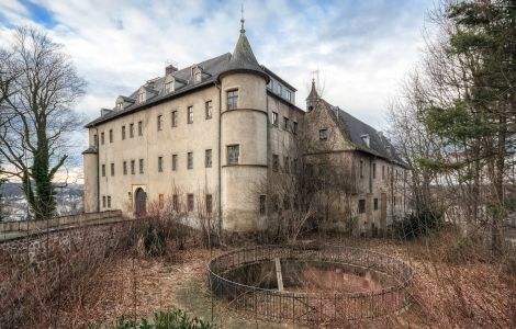 Lichtenstein/Sachsen, Schloßallee - Schloss Lichtenstein (Sachsen)