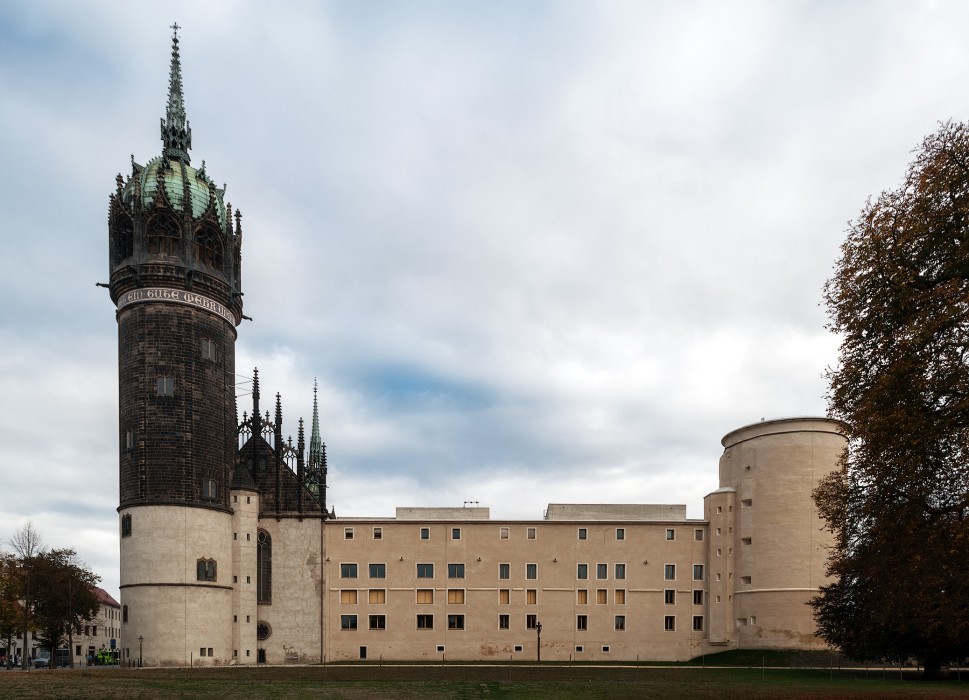 Schlosskirche und Schloss in Lutherstadt Wittenberg, Lutherstadt Wittenberg